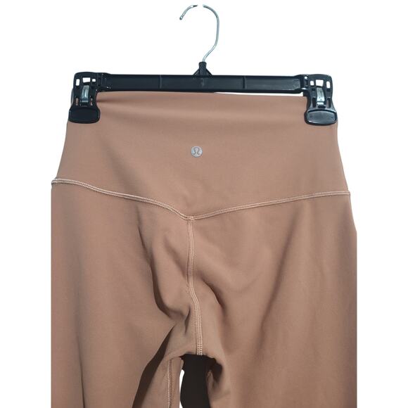 Lululemon Align High-Rise Pant 28" Dusty Clay Size 6 GUC Double-Lined Nulu - Picture 4 of 5